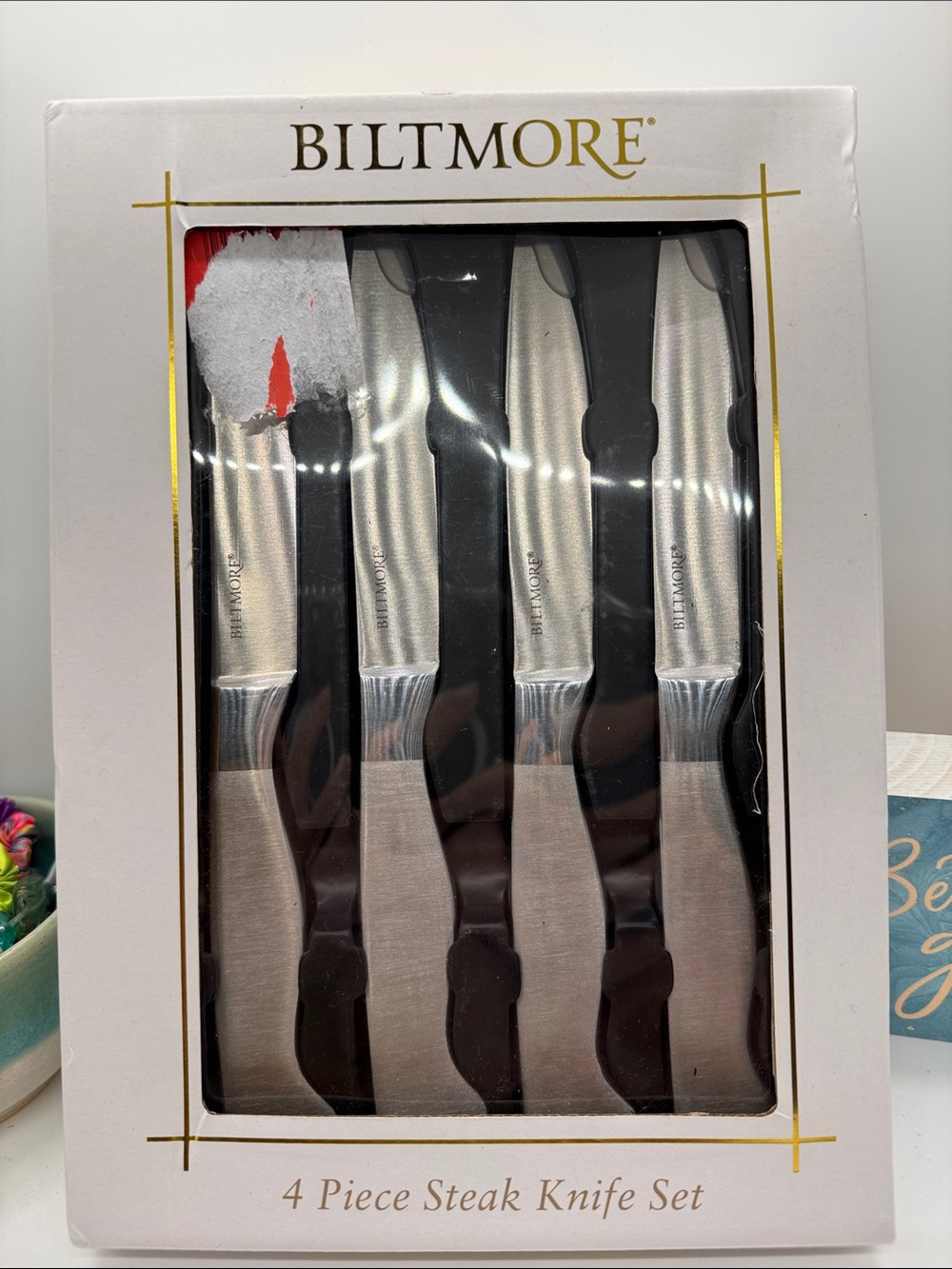 Biltmore Silver 4-Piece Steak Knife Set